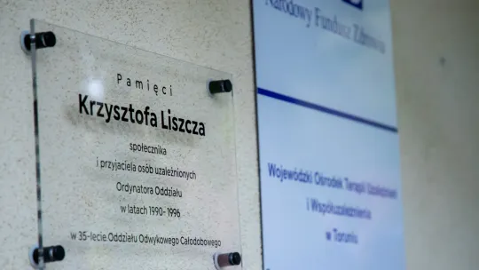 Dagmara Zielińska, zastępczyni Prezydenta Miasta Torunia uczestniczyła w jubileuszu 35-lecia Oddziału Odwykowego WOTUiW.