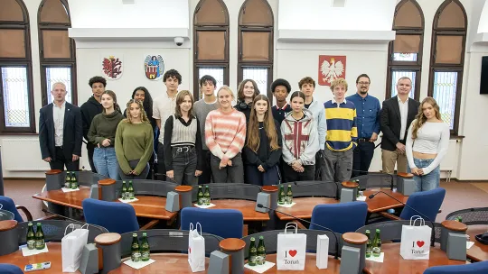 Młodzież z Filadelfii z wizytą w urzędzie