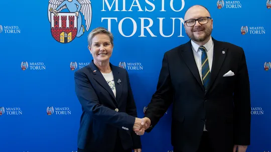 Prezydent Torunia spotkał się z Ambasador Finlandii w Polsce