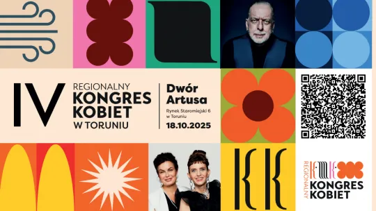 18 października br. w Centrum Kultury Dwór Artusa odbędzie się IV Regionalny Kongres Kobiet. Udział w wydarzeniu jest bezpłatny, ale obowiązuje rejestracja.