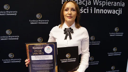 Przedszkole Miejskie nr 6 im. Wandy Chotomskiej w Toruniu otrzymało nagrodę w ramach Ogólnopolskiego Konkursu Rankingowego "Kreatywne Przedszkole - Edukacja z pasją 2025/2026".