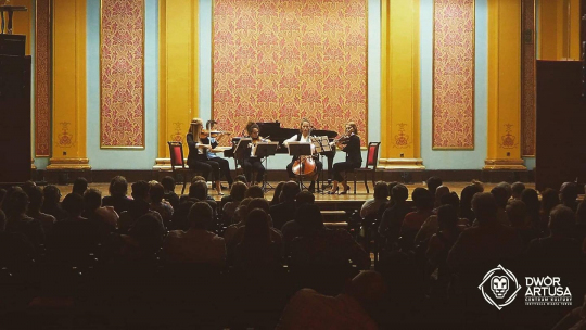 Infinito Quartet podczas koncertu w Dworze Artusa