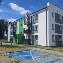 Budynki przy ul. Rolniczej po modernizacji