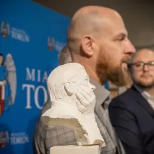 Projekt portretu rzeźbiarskiego Zbigniewa Herberta