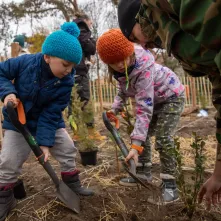 9 listopada 2024 r. u zbiegu ulic Lindego i Słowackiego, na skraju tzw. Zajęczych Gór, nasadzono gęsto 660 drzew i krzewów wyłącznie rodzimych gatunków, tworząc mikrolas japońską metodą Miyawaki. 