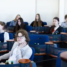 Z młodzieżą o pracy Rady Miasta Torunia