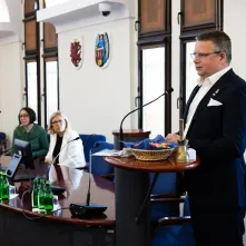 Z młodzieżą o pracy Rady Miasta Torunia