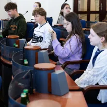 Z młodzieżą o pracy Rady Miasta Torunia