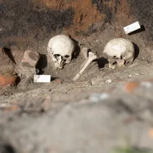 Znaleziska na terenie badan archeologicznych przy Bulwarze Filadelfijskim