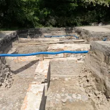 Znaleziska na terenie badan archeologicznych przy Bulwarze Filadelfijskim