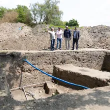 Znaleziska na terenie badan archeologicznych przy Bulwarze Filadelfijskim