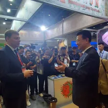 Prezentacja oferty turystycznej i atrakcji Torunia oraz spotkania z władzami miasta Guilin były jednymi z punktów udziału delegacji naszego miasta podczas targów turystycznych China EXPO Asean Tourism Exibition.