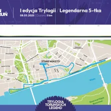 Sobotni bieg ulicami Torunia