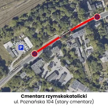 Organizacja ruchu w okolicach cmentarza przy ul. Poznańskiej 104