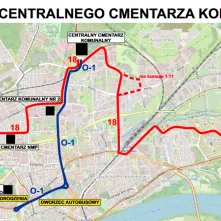 Dojazd do Centralnego Cmentarza Komunalnego