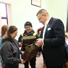 Goście z „Dorotkowa” z wizytą w Urzędzie Miasta