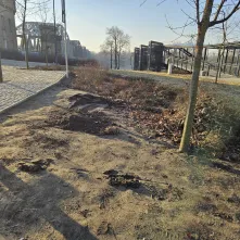 Wrak samochodu usunięty