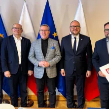 Samorządowcy spotkali się również z wicewojewodą kujawsko-pomorskim. 