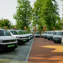 Kolejne samochody elektryczne zasilą flotę Toruńskich Wodociągów