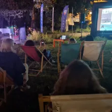Park Kultury przy fortepianie plenerowym