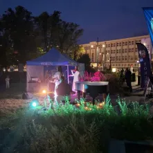 Park Kultury przy fortepianie plenerowym