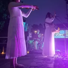 Park Kultury przy fortepianie plenerowym