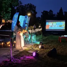 Park Kultury przy fortepianie plenerowym