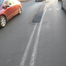 Trwa akcja łatania dziur po zimie, ul. Podgórska