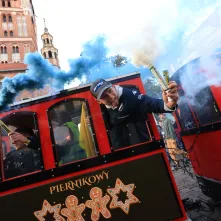 Mistrzowie Polski na żużlu spotkali się z kibicami na Rynku Staromiejskim