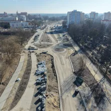 Prace na Trasie Staromostowej