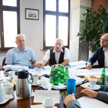 Spotkanie z kupcami ws. Trasy Staromostowej, 20.08.2024 r.