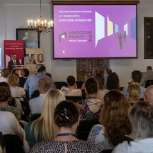 Uczestnicy konferencji w Sali Mieszczańskiej Ratusza Staromiejskiego