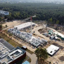 Osiedle Jar i budowa szkoły przy ul. Grasera z lotu ptaka, fot. Sławomir Kowalski