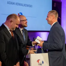 Wręczenie odznaczeń za zasługi dla turystyki - Adam Kowalkowski
