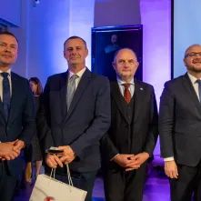 Wręczenie odznaczeń za zasługi dla turystyki - Adam Kowalkowski