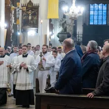 Nabożeństwo z okazji poświęcenia bazyliki katedralnej pw. śś. Jana Chrzciciela i Jana Ewangelisty. 