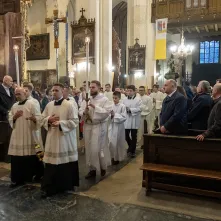 Nabożeństwo z okazji poświęcenia bazyliki katedralnej pw. śś. Jana Chrzciciela i Jana Ewangelisty. 