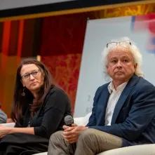 Dr hab. med. Sławomir Czachowski podczas panelu o zdrowiu
