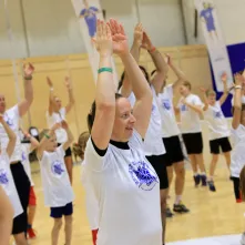 Trening z gwiazdami sportu
