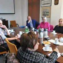 Spotkanie przedstawicieli toruńskiego samorządu z przewodniczącymi Rad Okręgów