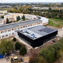 Basen rehabilitacyjny przy Zespole Szkół nr 19 na ukończeniu