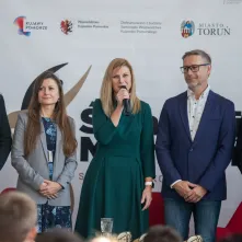 Wiceprezydentka Dagmara Zielińska podczas spotkania „Sport jest kobietą – Śniadanie Mistrzyń”
