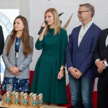 Wiceprezydentka Dagmara Zielińska podczas spotkania „Sport jest kobietą – Śniadanie Mistrzyń”