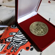 medal pamiątkowy konkursu "Zawsze zielono, zawsze niebiesko"