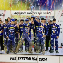 Zwycięzcy na podium