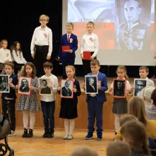 Spotkanie z toruńskim kombatantami w SP 14 w Toruniu, fot. Sławomir Kowalski