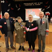 Spotkanie z toruńskim kombatantami w SP 14 w Toruniu, fot. Sławomir Kowalski