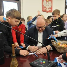 Wizyta uczniów SP32 w Urzędzie Miasta Torunia