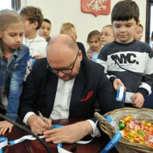 Wizyta uczniów SP32 w Urzędzie Miasta Torunia