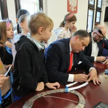 Wizyta uczniów SP32 w Urzędzie Miasta Torunia